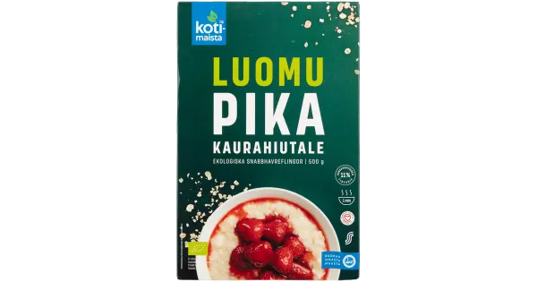Kotimaista kiirkaerahelbed, mahetoode, 500 g
