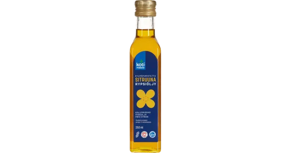 Kotimaista külmpressitud rüpsiõli sidruniga 250 ml