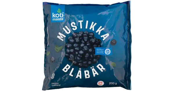 Kotimaista Külmutatud Mustikad 200 g