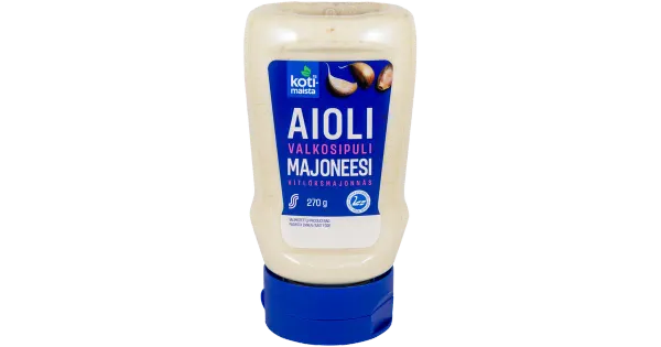 Kotimaista küüslaugumajonees aioli 270 g