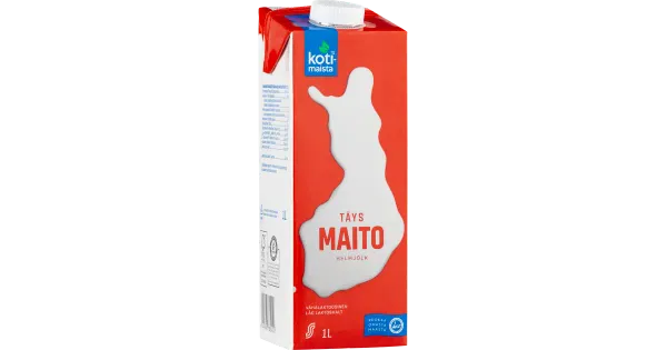 Kotimaista laktoosivaba täispiim 3,5%, 1l