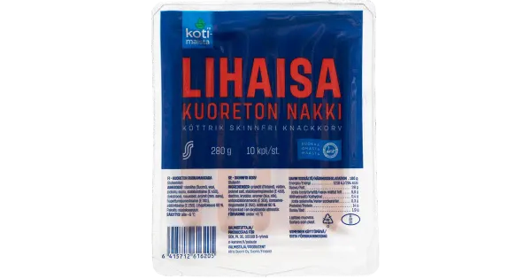 Kotimaista lihane viiner ilma kestata 280 g