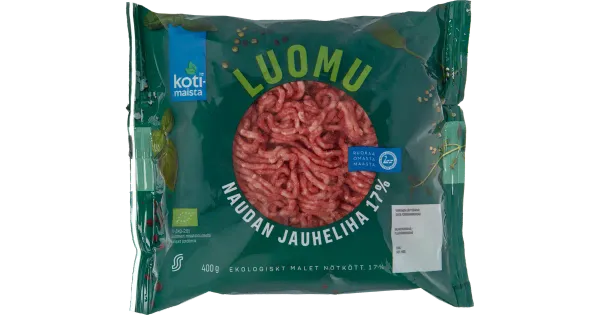 Kotimaista Mahe Veisehakkliha 17% 400G