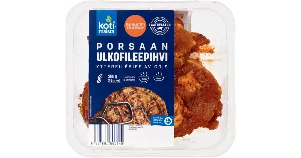 Kotimaista maitsestatud seafilee lõik 360 g