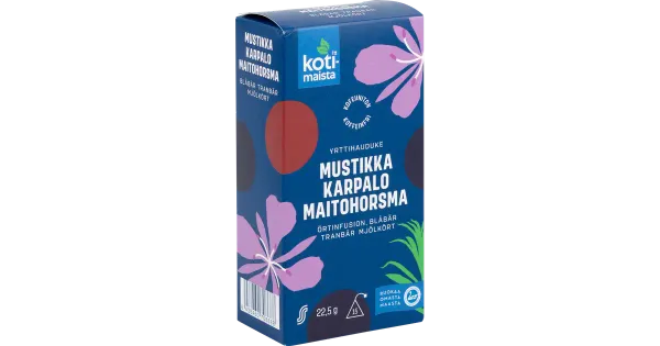 Kotimaista mustika-pohla-põdrakanepi tee 15x1,5g