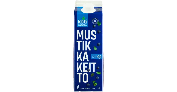 Kotimaista mustikakissell, 1l