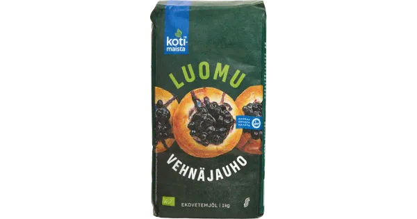 Kotimaista nisujahu 1 kg, organic