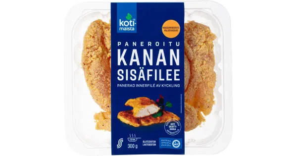 Kotimaista Paneeritud Broilerifilee 300G