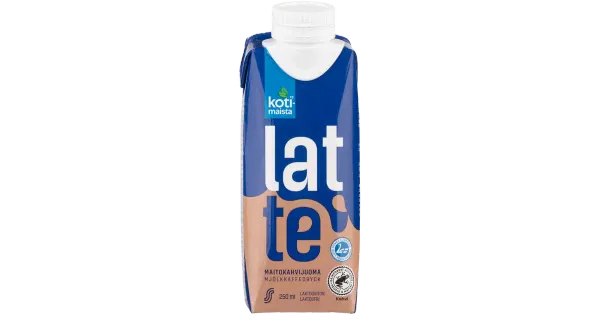 Kotimaista piimakohvijook latte 250 ml