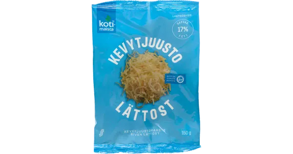 Kotimaista riivitud juust 17% ,150g