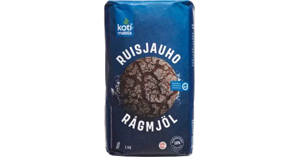 Kotimaista rukkijahu 1 kg