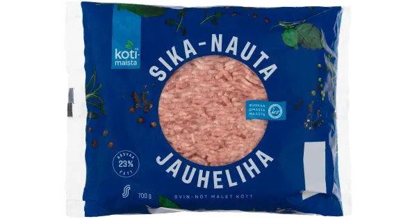 Kotimaista Sea-Ja Veise Hakkliha 23% 700G 60/40