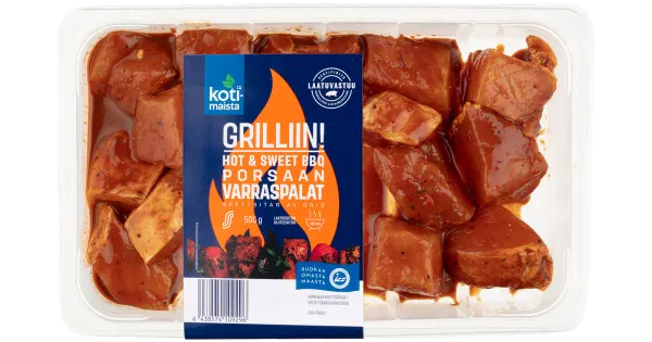 Kotimaista Sealiha Tükid Bbq 500G