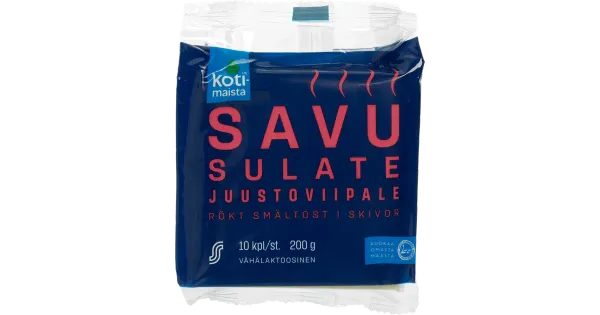 Kotimaista suitsujuustuviilud, 200 g