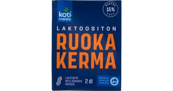 Kotimaista toidukoor 15%, 200 ml