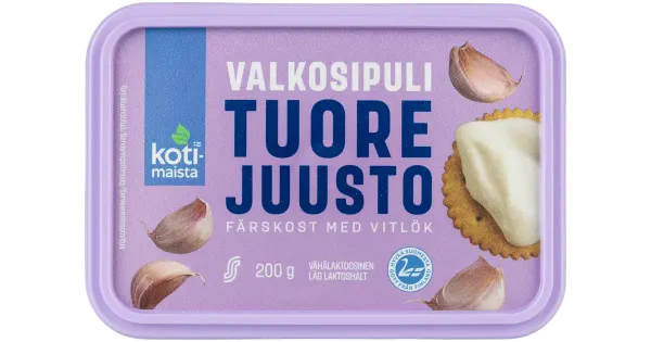 Kotimaista toorjuust küüslauguga, 200 g
