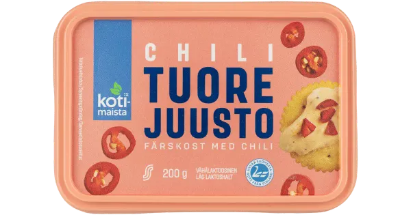 Kotimaista toorjuust tšilliga, 200 g