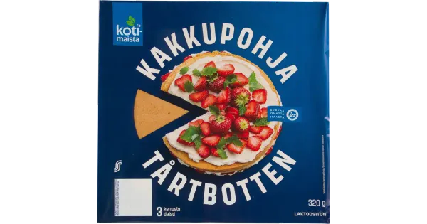 Kotimaista tordipõhjad 3 tk, 320 g