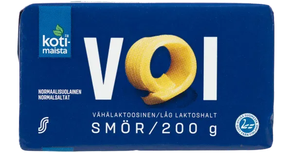Kotimaista vähese laktoosisisaldusega või, 200 g