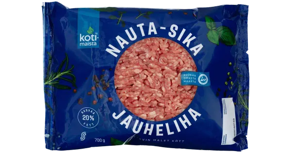 Kotimaista Veise -Ja Seahakkliha 20% 700G 50/50