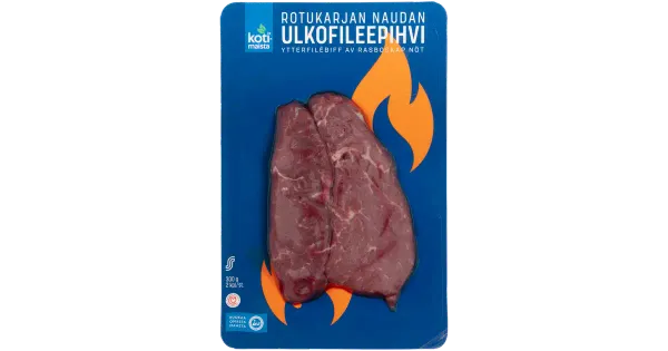 Kotimaista veise sisefilee 2tk/300g