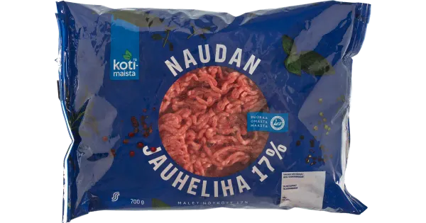 Kotimaista Veisehakkliha 17% 700G