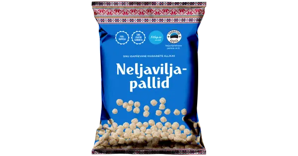 Krõbinad neljaviljapallid 150g