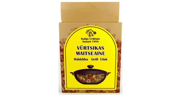 Kubja vürtsikas maitseaine kubja ürditalu 40 g