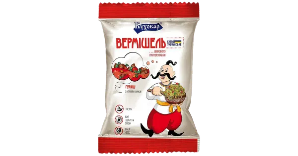 Kuhovar guljašimaitselise puljongiga kiirnuudlid 60g