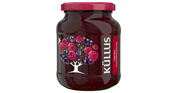 Küllus vaarika-mustasõstramoos 400 g