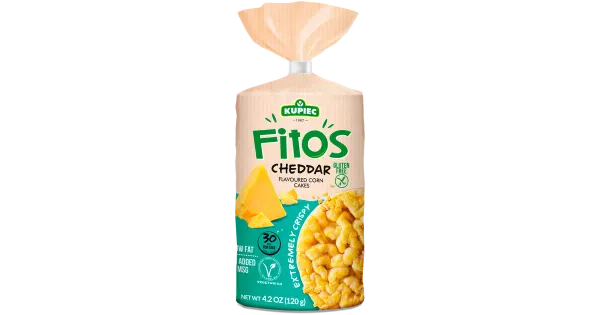 Kupiec Fitos maisivahvlid cheddari juustuga 120g