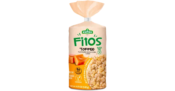 Kupiec Fitos riisi-ja maisivahvlid iirisega 140g