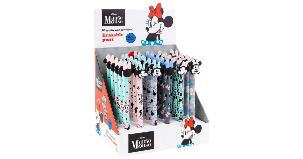 Kustutatav tindipliiats, sinine, minnie