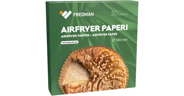 Kuumaõhufritüüri paber Fredman 160mm 50tk