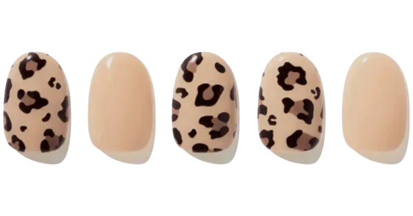 Küüntekleebised geel Eudgeu Leopard Neon Glow