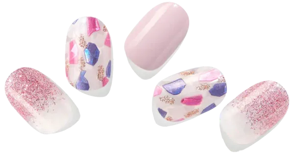 Küüntekleebised geel Eudgeu Pink Sun Catcher