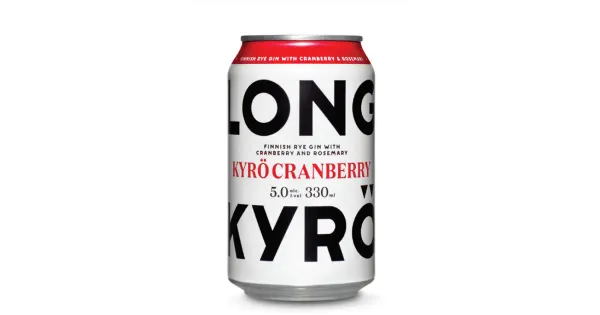 Kyrö Gin Long Drink Cranberry&Rosemary muu alkohoolne jook 5%vol 330 ml