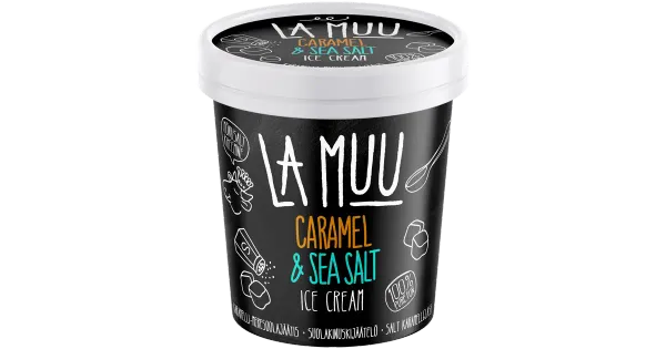 La Muu Karamelli-Meresoola jäätis 250 g/500 ml