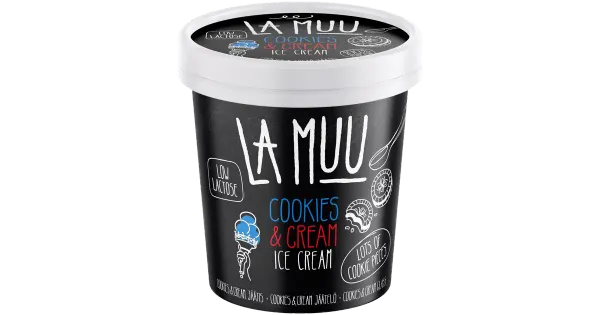 La Muu Küpsisejäätis 250g/500 ml Laktoosivaba