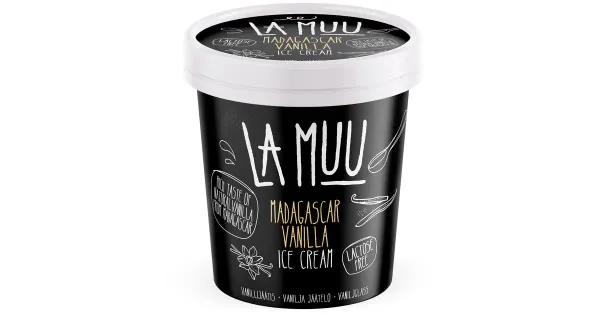 La Muu Madagaskari vanilliga jäätis laktoosivaba 250 g / 500 ml