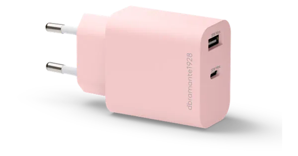 Laadija Usb-C 20W + Usb-A 18W Pnk