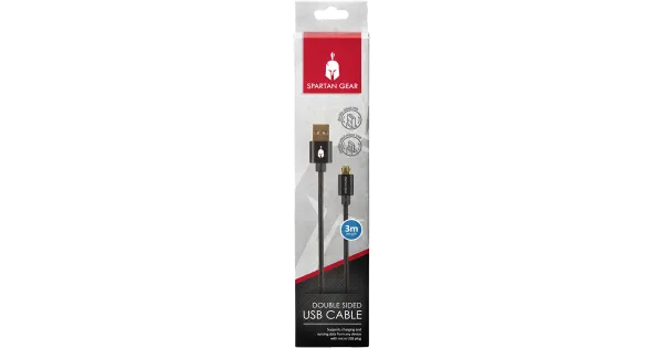 Laadimiskaabel Spartangear 3m USB