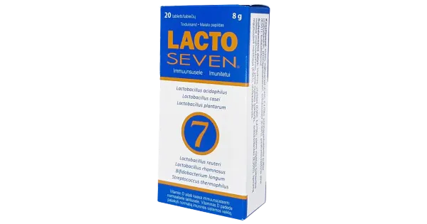 Lactoseven tabletid inuliini ja piimhappebakteritega 20 tk.