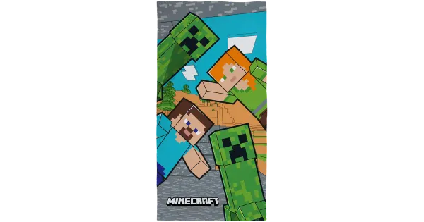 Laste vanniponcho Minecraft 70x140 värvid