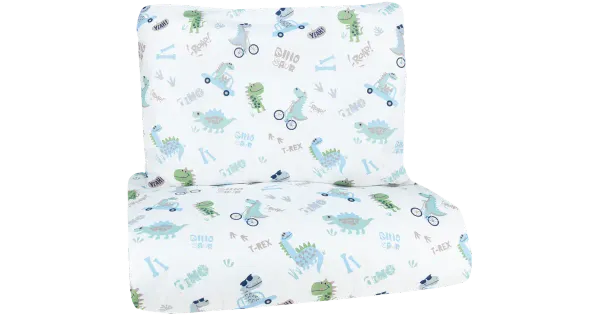 Laste voodipesukomplekt 120X160/40X60 Dino