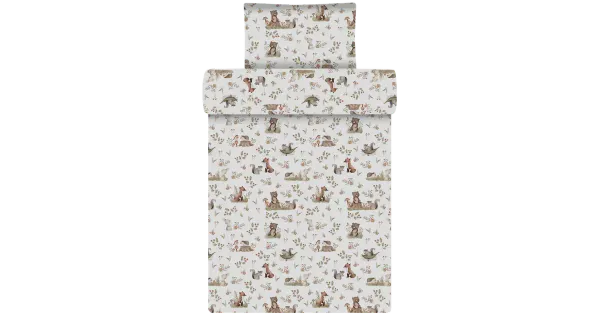 Laste voodipesukomplekt 120x160/40x60 Teddy