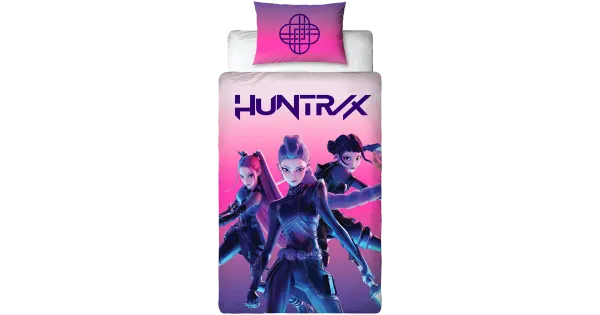 Laste voodipesukomplekt k-pop demon 150x210+50x60 lilla