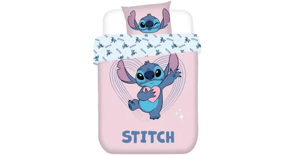 Laste Voodipesukomplekt Lilo ja Stitch 150x210+50x60