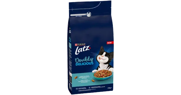Latz Doubly Delicious lõhe&kalaga kuivtoit kassidele 2kg