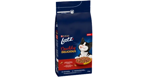 Latz Doubly Delicious veise&kanaga kuivtoit kassidele 2kg
